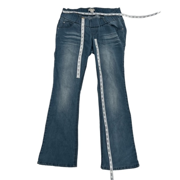 Diego Rein Elastic Waistband Pull On Wide Leg Jeans Size Medium Women’s - Picture 4 of 5